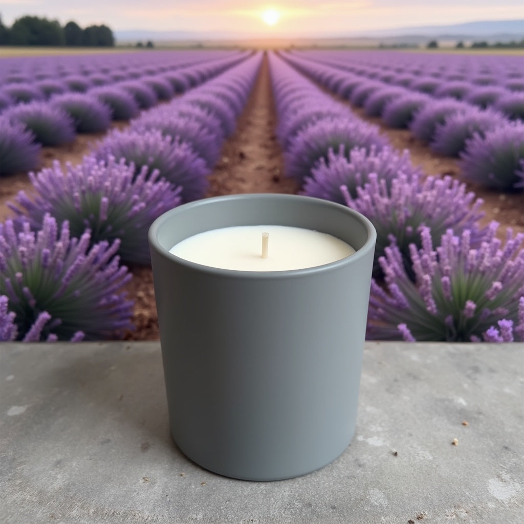 Sofia Sunset - ORGANIC BULGARIAN LAVENDER SCENTED CANDLE